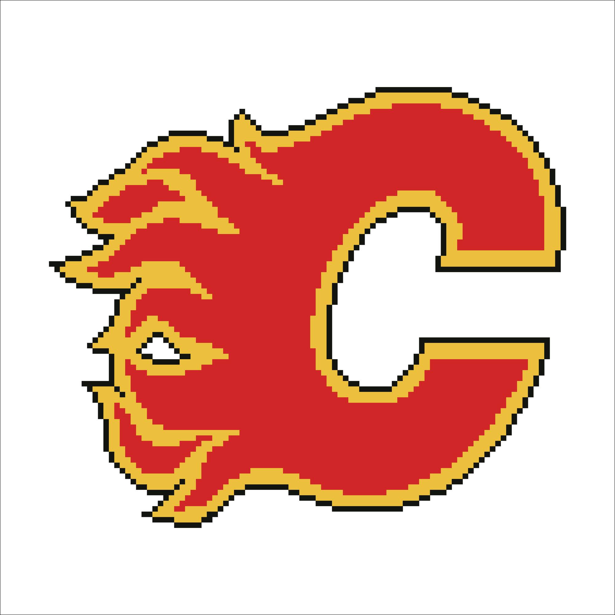 Camelot® Dots NHL Calgary Flames Diamond Painting Kit